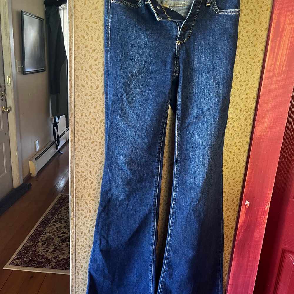 Gap authentic high rise flare Blue Women's Jeans